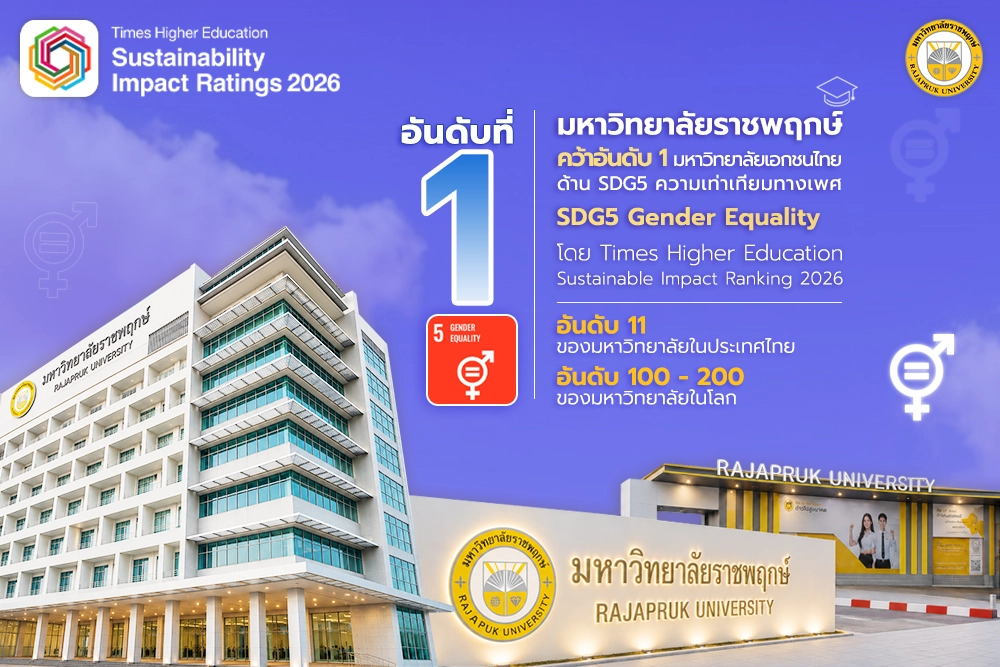 ได้รับการจัดอันดับโดย Times Higher Education (THE) Sustainability Impact Rankings 2026