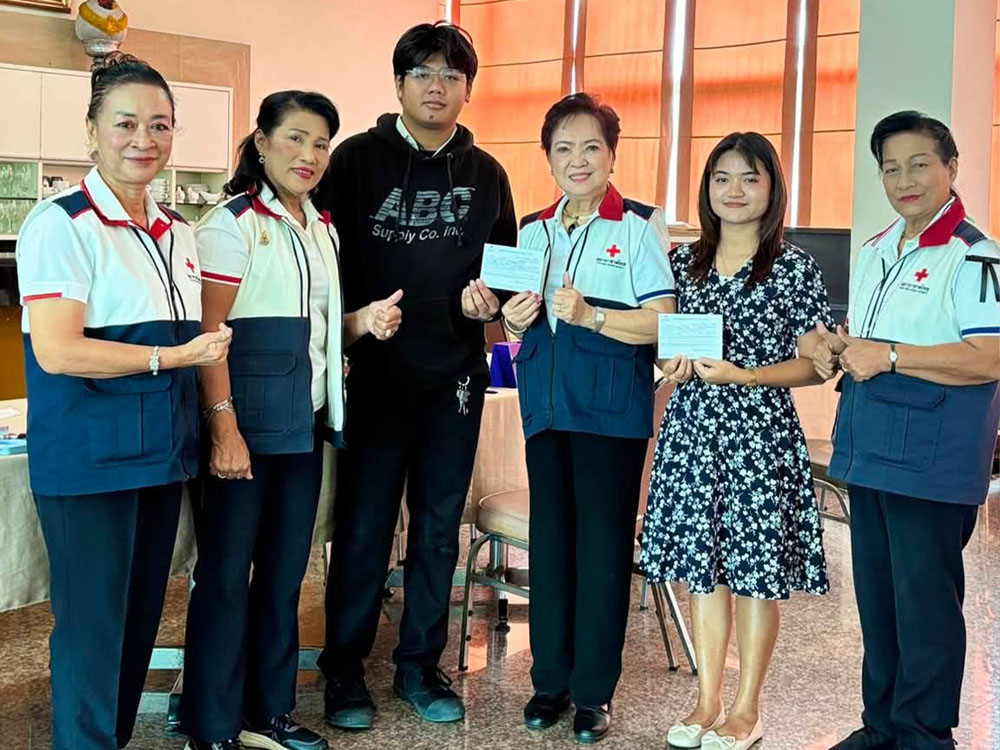 กิจกรรมบริจาคโลหิตเพื่อร่วมเป็นส่วนหนึ่งในการช่วยเหลือเพื่อนมนุษย์